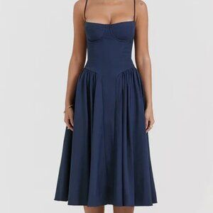 Chiara Corset Summer Midi Sundress